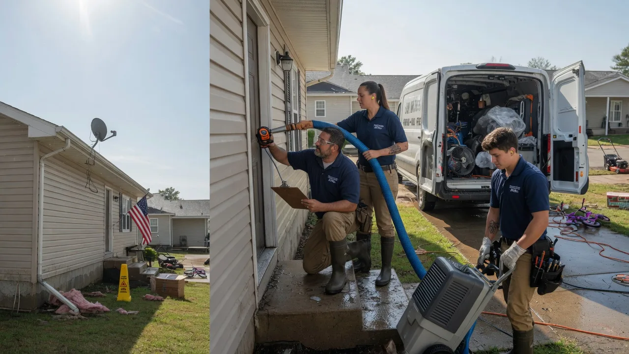 Ceiling Water Damage Restoration in Crescent City, IL near me